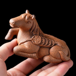 Tea pet paard uit de Chinese dierenriem