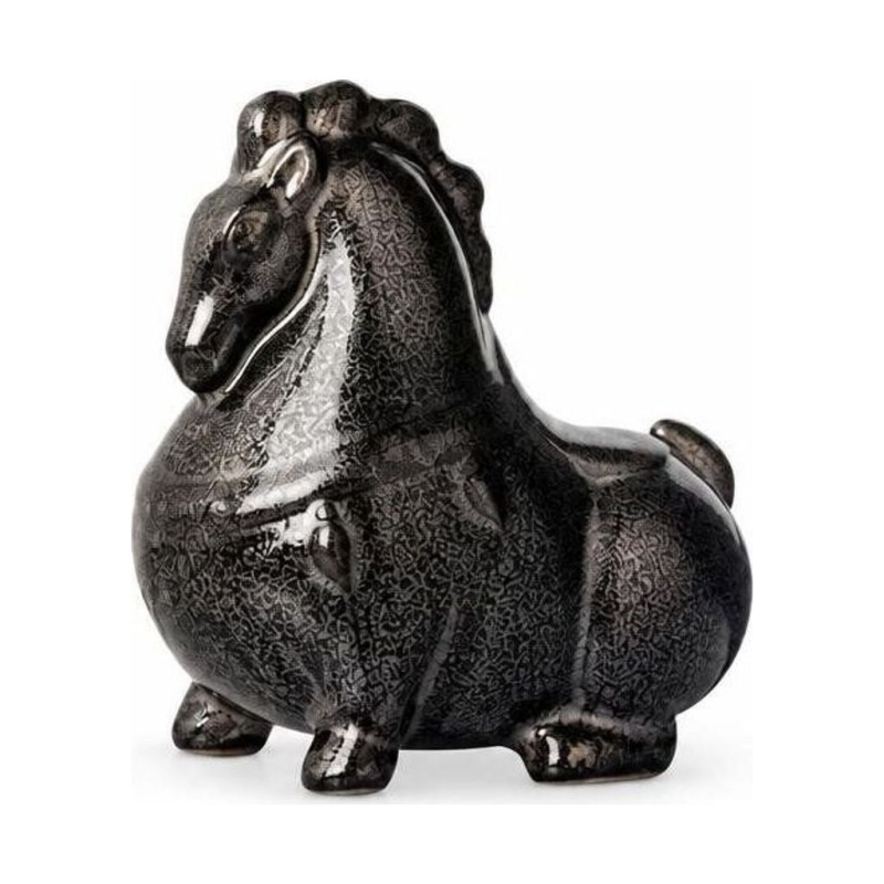 Tea pet paard van geglazuurd keramiek