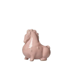 Tea pet paard van geglazuurd keramiek — Beige met een roze tint
