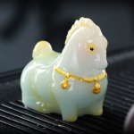 Tea pet paard van hars met kleurverandering