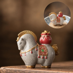 Tea pet paard van thermogevoelige hars