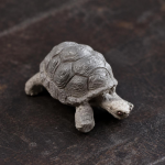 Tea pet schildpad met reliëf op het schild