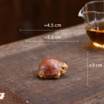 Tea pet schildpad van paarse klei