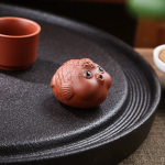 Tea pet vis van aardewerk — Terracotta-oranje