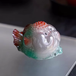 Tea pet vis van hars die van kleur verandert