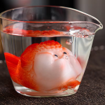 Tea pet vis van hars die van kleur verandert