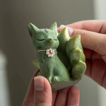 Tea pet vos met negen staarten van hars