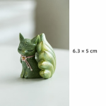 Tea pet vos met negen staarten van hars