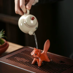 Tea pet vos van Yixing-klei (zisha)