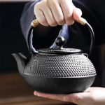Tetsubin gietijzeren theepot zonder coating