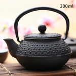 Tetsubin gietijzeren theepot zonder coating — 300 ml Schildpadmotief