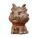 Thee-draakje tea pet van ruwe keramiek