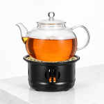 Theelichtje voor theepot van roestvrij staal