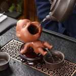 Theepet vos en babyfiguur