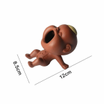 Theepet vos en babyfiguur