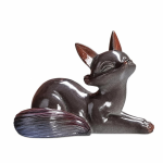 Theepet vos en babyfiguur — Liggend dier