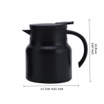 Thermos-theepot met filter van roestvrij staal