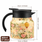 Thermos-theepot met ingebouwde infuser