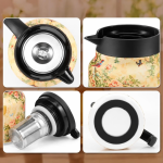 Thermos-theepot met ingebouwde infuser
