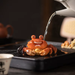Thermosensibele tea pet in krabvorm