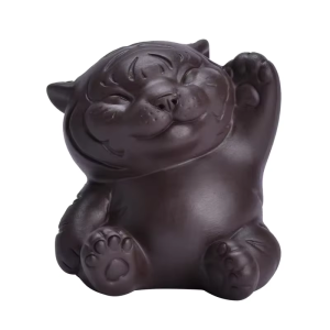 Tijger tea pet met vier houdingen