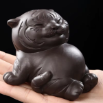 Tijger tea pet met vier houdingen