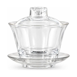 Transparante gaiwan van glas 130 ml