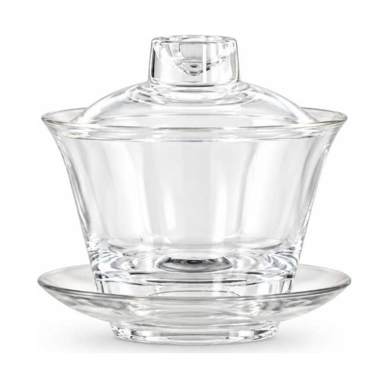 Transparante gaiwan van glas 130 ml