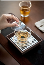 Transparante gaiwan van glas 130 ml