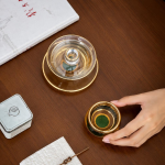 Transparante gaiwan van glas 130 ml