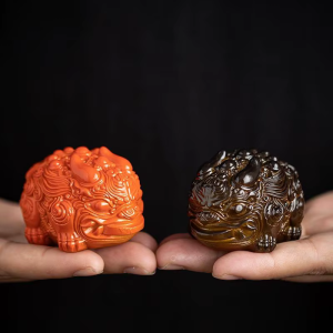 Van kleur veranderende tea pet van hars