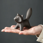 Vos tea pet van Yixing-klei