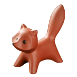 Vos tea pet van Yixing-klei