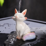 Vosvormige tea pet in 2 houdingen