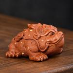 Yixing tea pet in de vorm van een pad