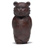 Yixing tea pet in de vorm van een tijger van zisha-klei
