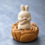 Yixing tea pet konijn met koolvormige voet