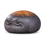 Yixing tea pet met gestileerd gezicht