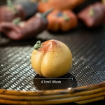 Yixing tea pet met kikker en fruitvormen