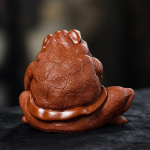 Yixing tea pet met zittende pad