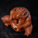 Yixing tea pet met zittende pad