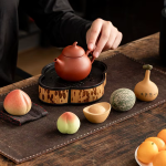 Yixing tea pet van zisha-klei, handgemaakt