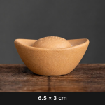 Yixing tea pet van zisha-klei, handgemaakt — Goudstaaf
