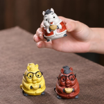 Yixing tea pet varken als gelukssymbool