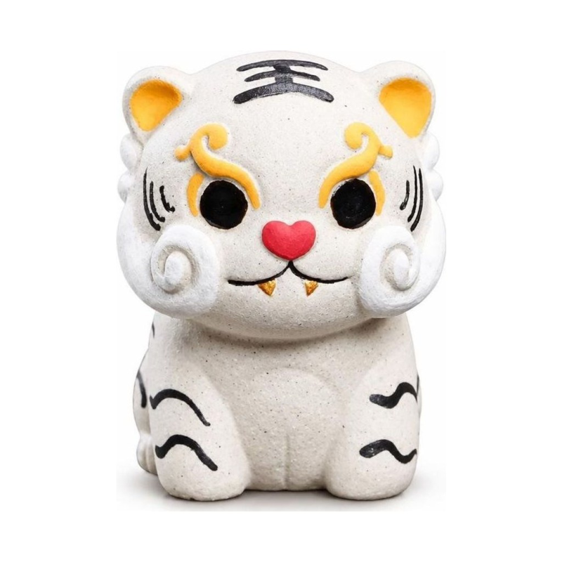 Zittende tijger tea pet van Yixing-klei