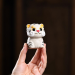 Zittende tijger tea pet van Yixing-klei