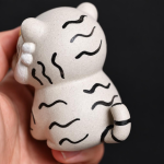 Zittende tijger tea pet van Yixing-klei