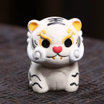 Zittende tijger tea pet van Yixing-klei